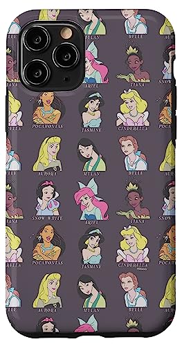Protection iPhone 11 Pro Disney Princesses étui rigide transparent
