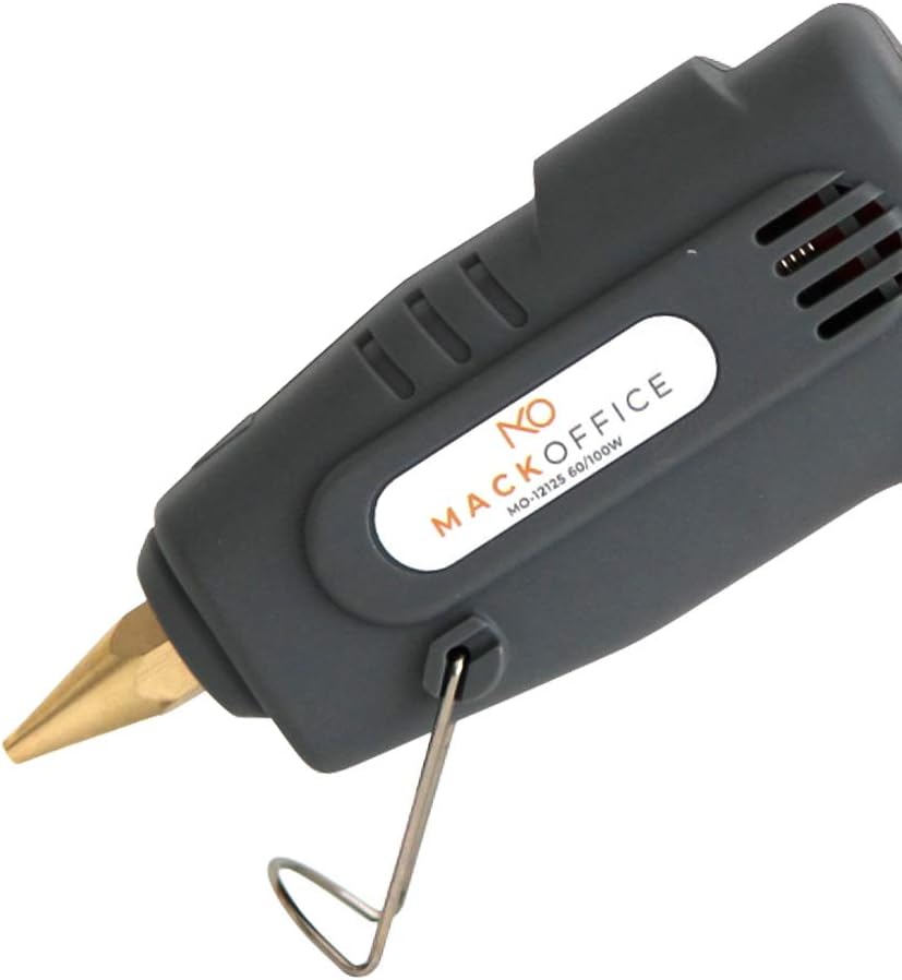 Uр Tо 40% оƒƒ MackOffice Glue Gun Full Size Professional (Not Mini) Hot Melt Glue Gun 60/100W Dual Power High Temp Heavy Duty Melt Glue Gun best for Work | Home and for Arts & Crafts Use,Christmas Decoration/Gifts