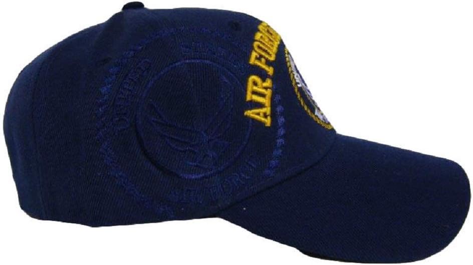 Air Force Veteran Shadow USAF US Embroidered Blue Ball Cap Baseball Cap Hat - Image 5