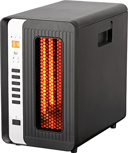 Optimus H-8013 Infrared Quartz Heater with Remote and LED Display