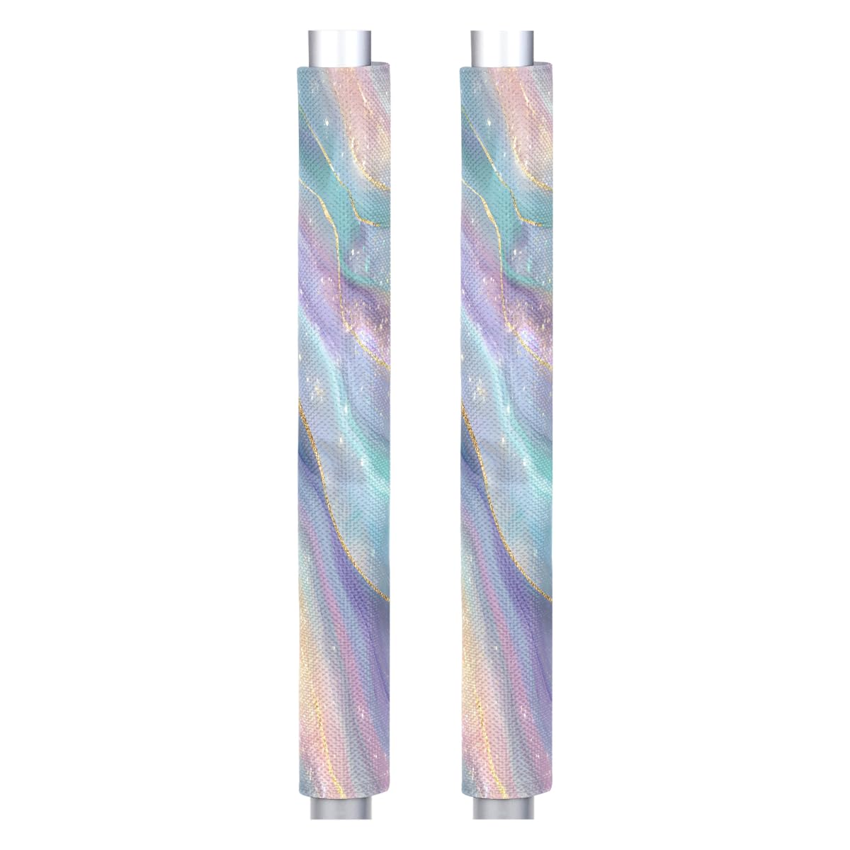 Refrigerator Door Handle Covers Set of 2 Color Marble Texture Washable Fridge Dishwasher Mocrowave Oven Stove Decor Protector Handle Cover Keep Kitchen Appliance Clean from Food Stains Decorate