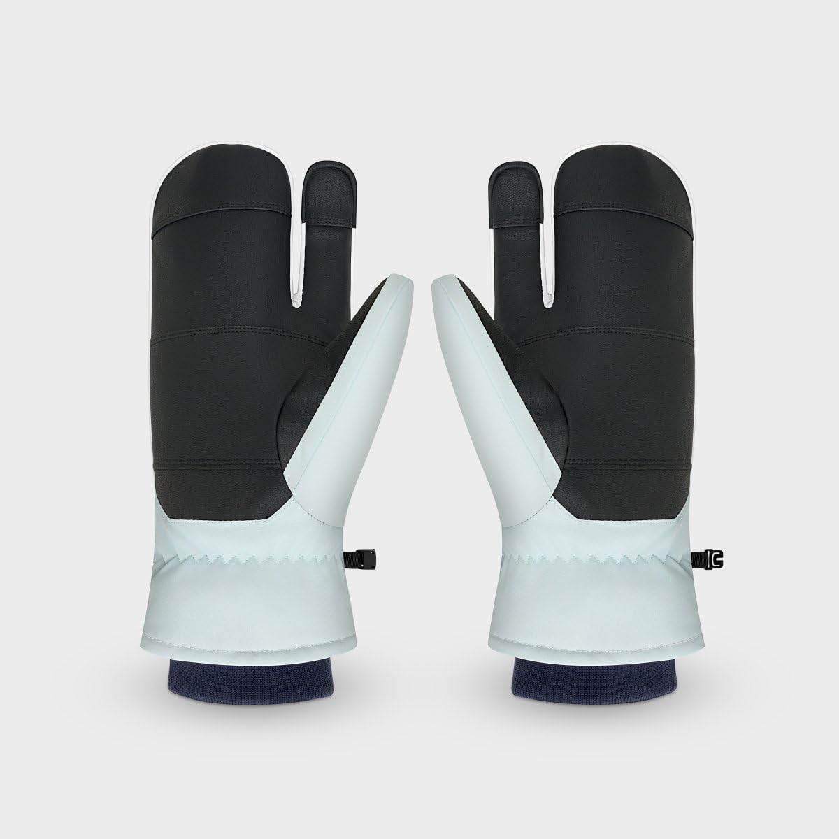 SIROKO Guantes térmicos Tres Dedos esquí Glisse Light Blue Azul