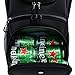 ASK ECHO T-Lock Golf Cart Bag with 14 Way Organizer Divider Top, Premium Cart Bag with Handles and Rain Cover, for Men (Black)
