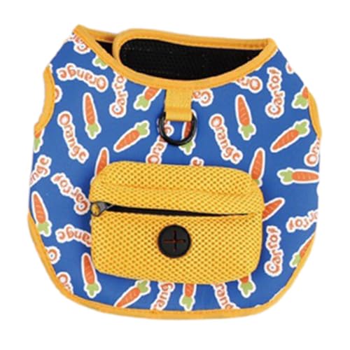 Besga 犬のバックパックハーネス、セルフキャリア、かわいい、おもちゃ、スタイリッシュなおやつは、ハイキングアウトドアアドベンチャーのためにプル犬バックパックドッジポーチ, M