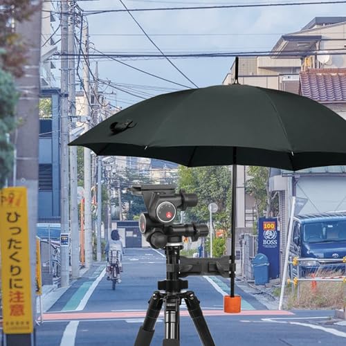 Mini Stativ Halter, Handy Stativ Kamera Regenschirm Kamera Regenschirm Clip Sonnenschutz Klemmhalterung Unterstützung Seitlich Geknoteter Halter Mini-Stative für Reisestativ Fotografie Umbrella