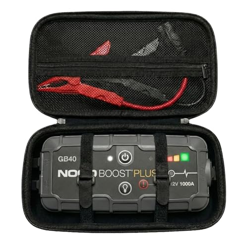 EVA Protection Case Compatible with NOCO Jump Starters Boost Plus GB40/Boost Sport GB20/Boost X GBX45 1250A 12V UltraSaf - Detailed View