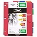 Five Star 8-Tab Binder Dividers with Pocket Multicolor Multi-Colored