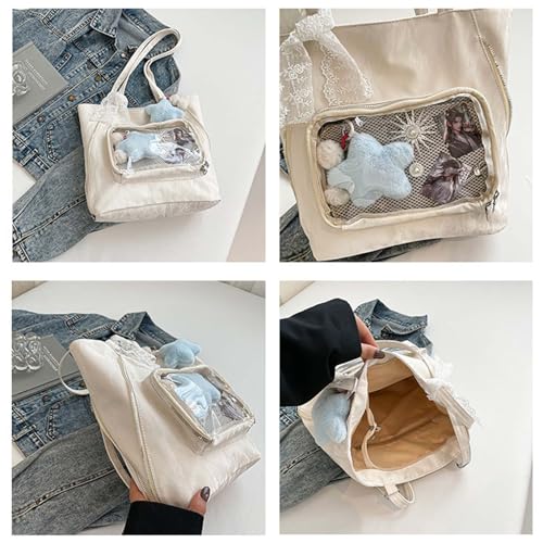 Itabag badge display bag with star pendant that can be carried on both shoulders, suitable for daily wear and fashion shows4