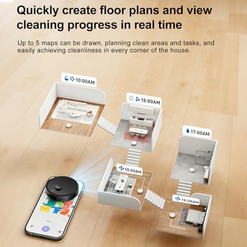 Robot Vacuum with Self-Emptying Station