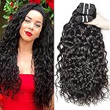 Yavida Water Wave Bundles Curly Weave Human Hair Bundles Wet and Wavy Bundles Brazilian Water Wave...