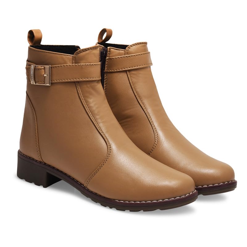 Dollphin DFQ 14 Womens High Ankle PU Boots | Trendy Stylish Boot Collection (Beige) 4UK (B0CTS93LN5) Amazon Price History, Amazon Price Tracker