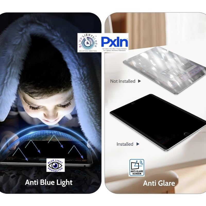 Image of Pxin Tablet Anti Bluelight and Anti Glare Screen Guard compatible with Pad 7 | BLUV Lightblock Tech | Scratch Proof | Prevents bluelight | Eye Protection | No Dry Eyes