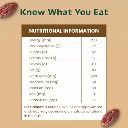 Image of Soully Arabian Dates 400g (Pack of 2) | Premium Arabian Khajoor | High in Fibre Arabian Dates | No Added Sweeteners or Preservatives | Healthy Snacks khajur | Healthy Dates for Snacking | Dry Fruits