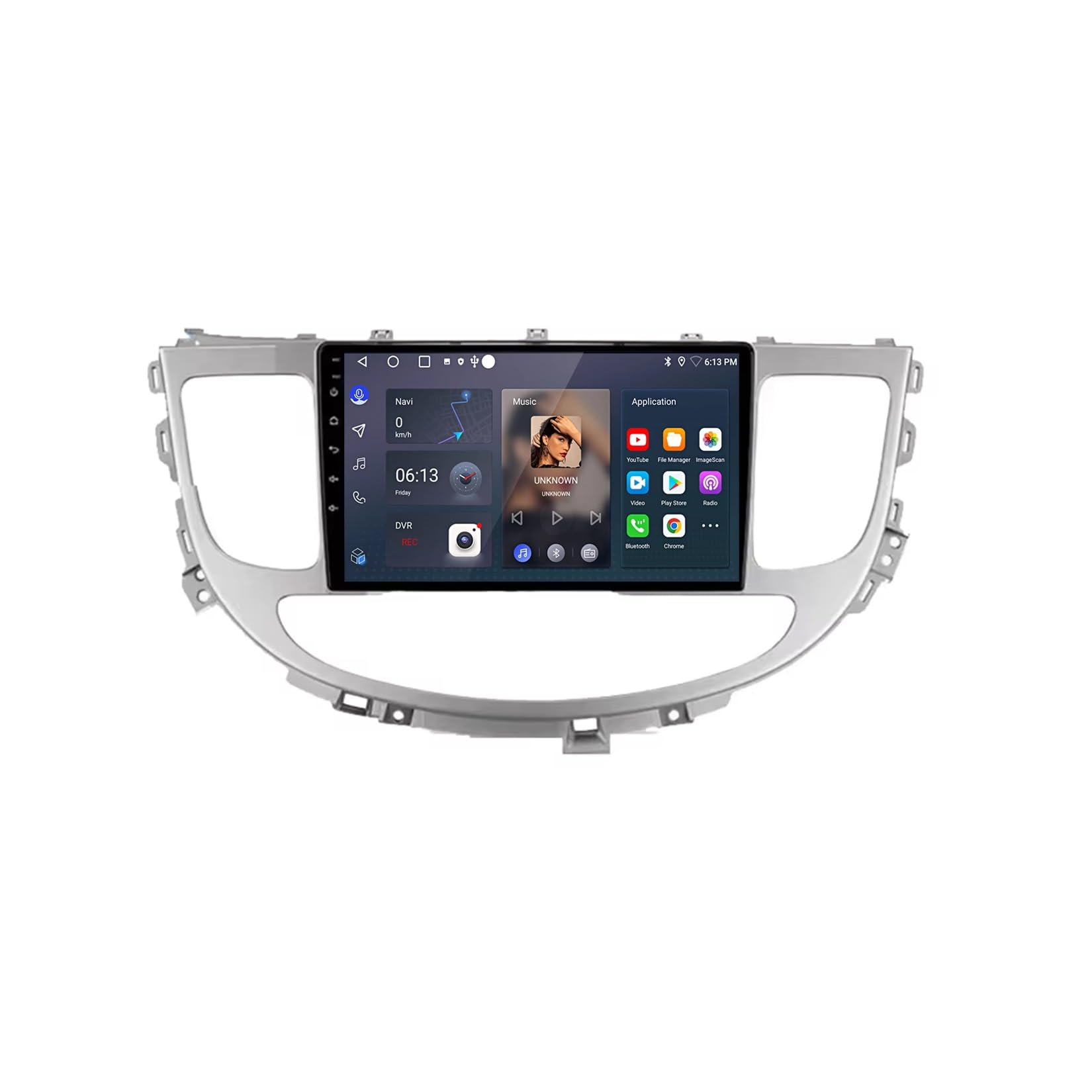 Ekran Carplay dla Hyundai Rohens Genesis 2008-2013 Przenośne Radio Samochodowe Z Ekranem Dotykowym Hd, Funkcją Mirror Link I Carplay;, 8 Rdzeń 6G+128G