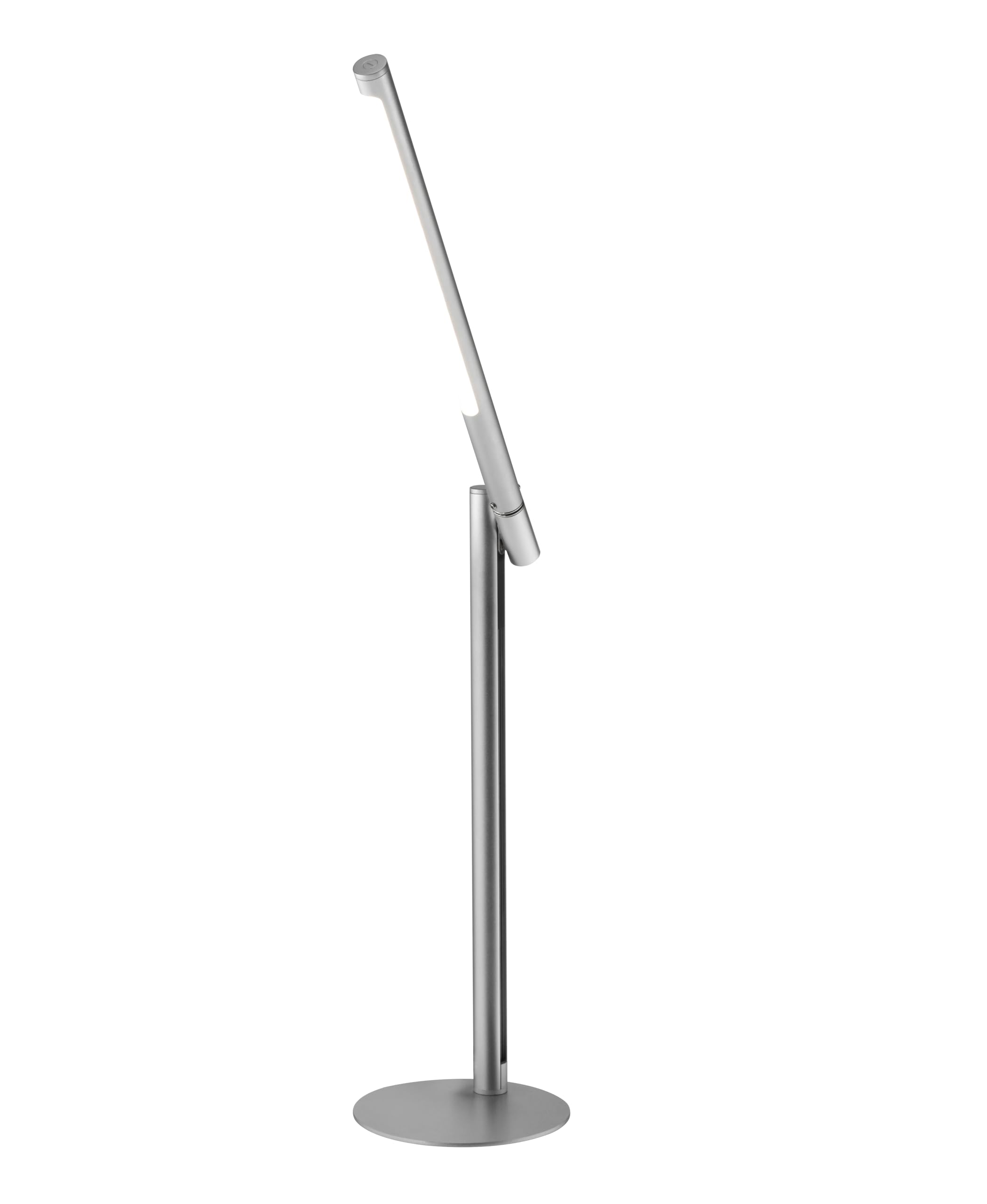 ALCO-Albert - Lampada da scrivania a LED dimmerabile argento 8,5 Watt | Moderna lampada da tavolo con 3 livelli di luminosità, tecnologia LED e utilizzo flessibile in ufficio o in home office