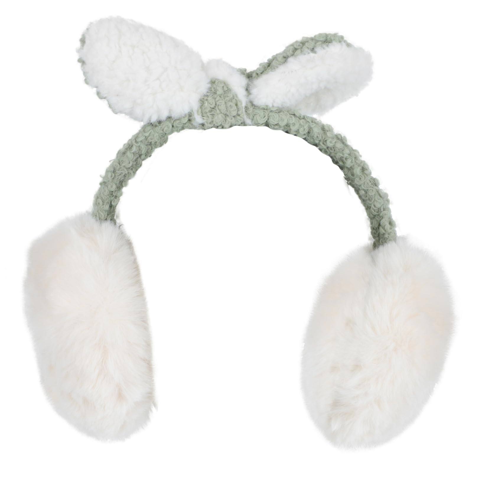 Homoyoyo Adult Earmuff Soft Plush Winter Warm Earmuff Adorable Bowknot Fashion for Cold Days