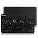 Produktbild Fintie Ultra Dünn (4mm) 10 Zoll drahtloser Deutscher Bluetooth Tastatur Wireless Keyboard für Amazon Fire HD 10 Tablet (2017 Modell) / Fire HD 10 (2015 Modell) / Anderen Android Geräte (Schwarz)