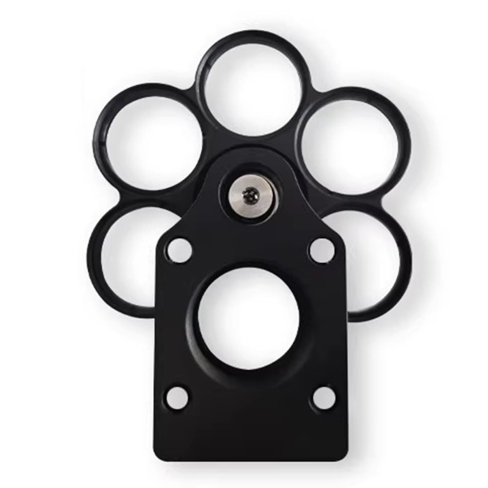 Soporte de rueda de filtro de 6 posiciones para visualización óptica, diseño coaxial tipo jaula con interfaz roscada, compatible con telescopios y accesorios de imágenes