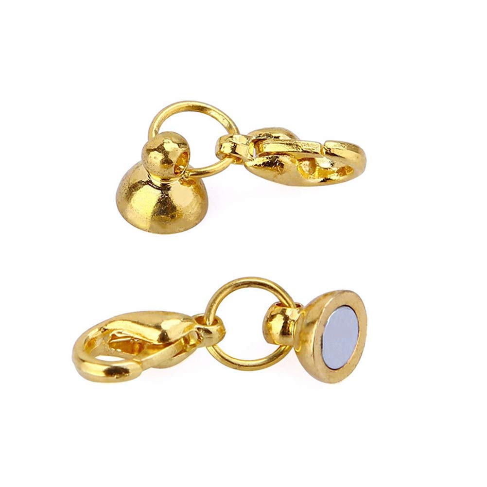 Extender Per Collane E Bracciali Magnetici - 6 Pezzi In Argento E Oro | Regolabile Fai Da Te - Foto 3