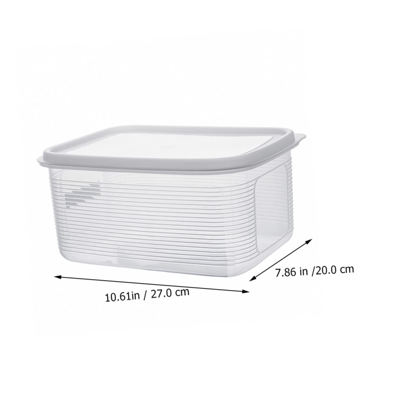 VICASKY Box Multi Purpose Plastic Storage Box for Pet Food Sealed Container for Dogs and Cats Transparent Design Capacity Keeps Food Dry and Fresh