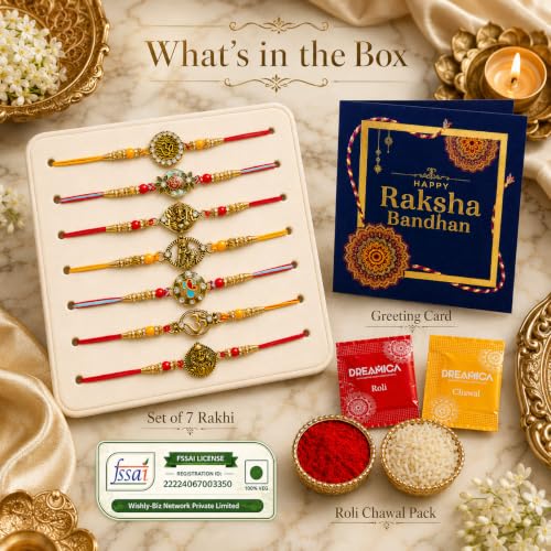 Image of Dreamica Rakhi For Brother, Designer Rakhi Set for Brother