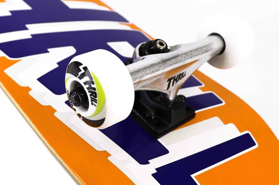 Thrill - Monopatín (8,00, logo naranja)