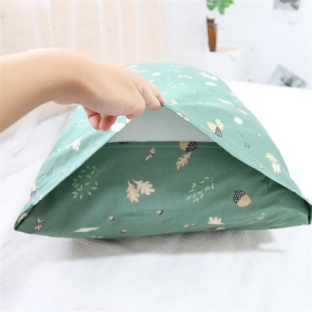 Northern Europe Cotton Minimalist Small Fresh Single Envelope Pillow Case Single Lovely a Pair(Style A)