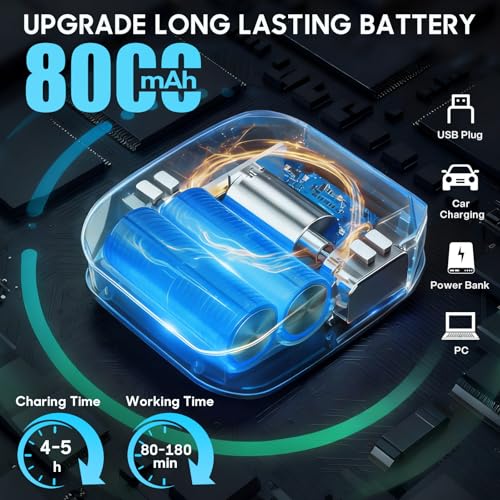 Image of 7800mAh Upgrade Portable Camping Shower with Digital Display & Temperature