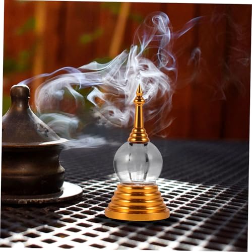Statue de pagode bouddhiste pour un interieur zen et sur en or