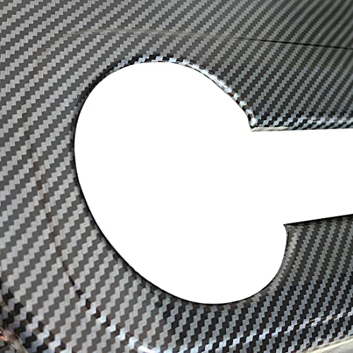 Cubierta portavasos consolas traseras fibra carbono para Chevy Silverado miniatura 7