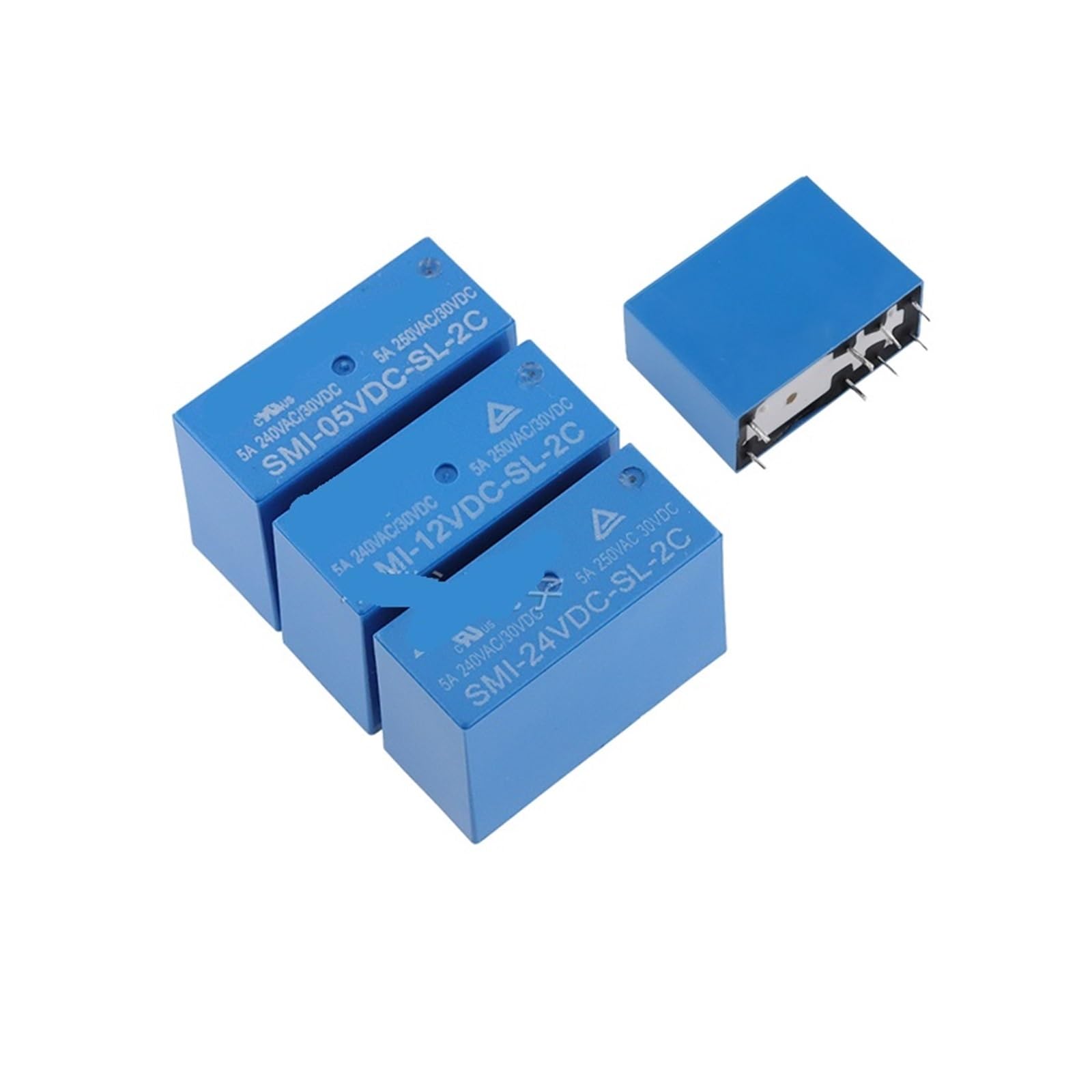 ICXLPMC 5Pcs SMI-24VDC-SL-A(4P) power relay