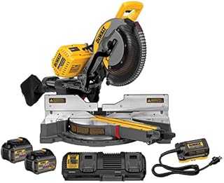 DEWALT FLEXVOLT 120V MAX* Miter Saw Kit, 12-Inch, Double Bevel, Compound, Sliding (DHS790AT2)