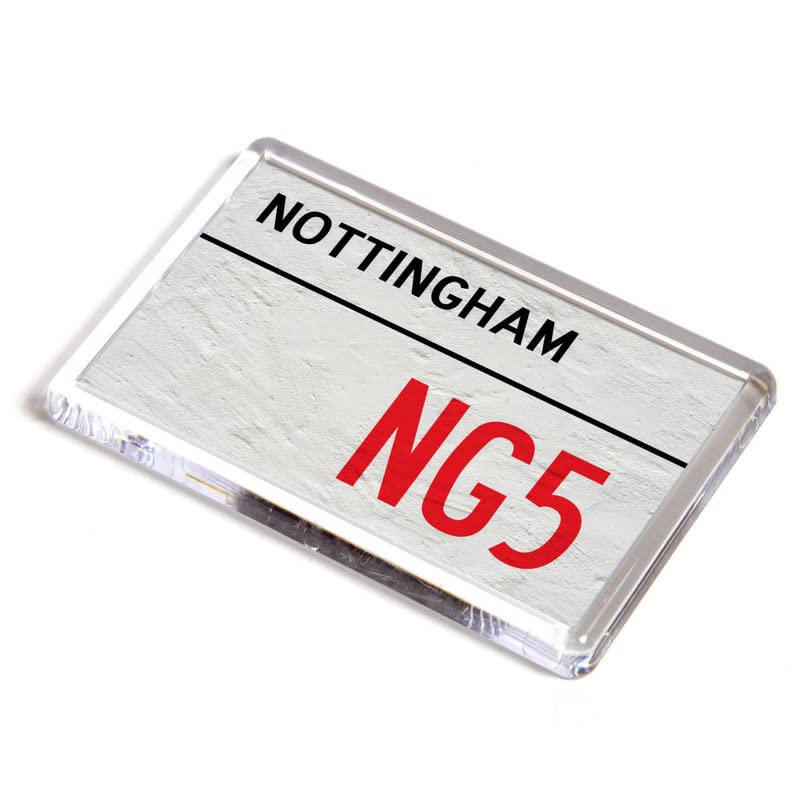 FRIDGE MAGNET - Nottingham NG5 - UK Postcode