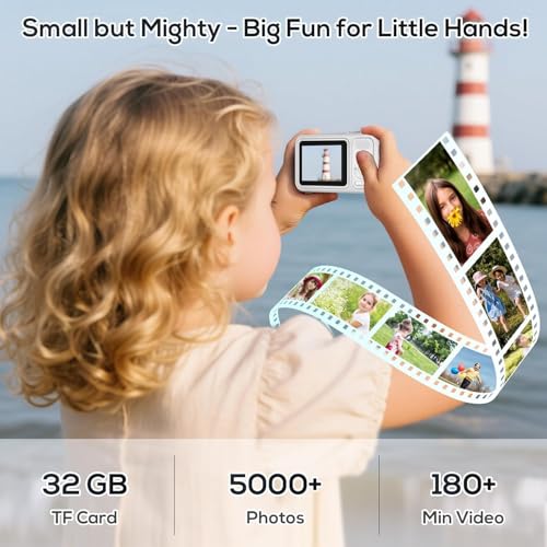 Image of Digital Camera for Kids, 48MP FHD 1080P Point and Shoot Digital Cameras with 16X Zoom Anti-Shake