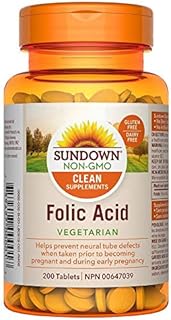 Sundown Naturals Folic Acid 200 count