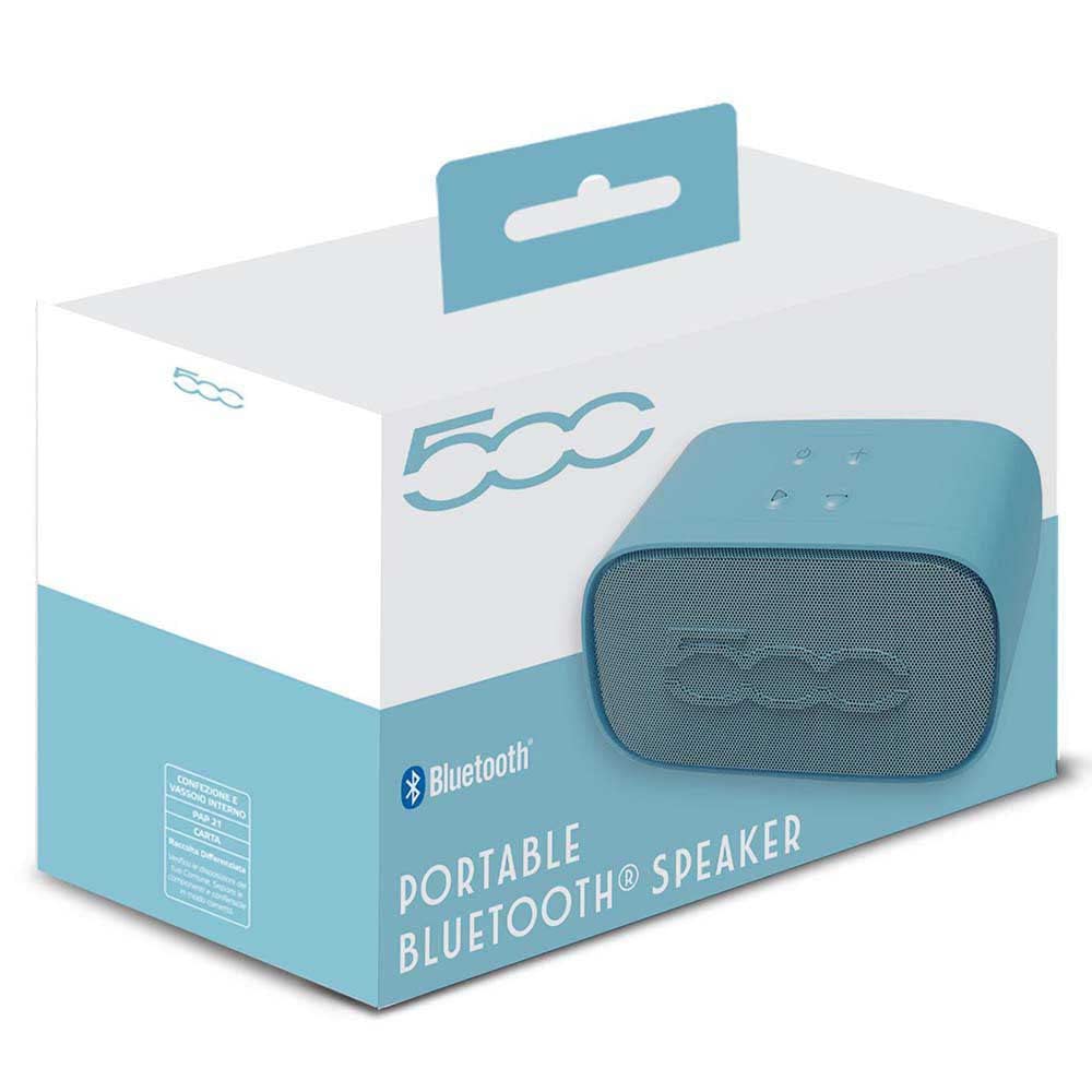 Celly Speaker 500, Cassa Stereo Bluetooth 5.0 con Extra Bass, Altoparlante Portatile WiFi con Extra Bass, Microfono Integrato, Resistente a Spruzzi e Polvere