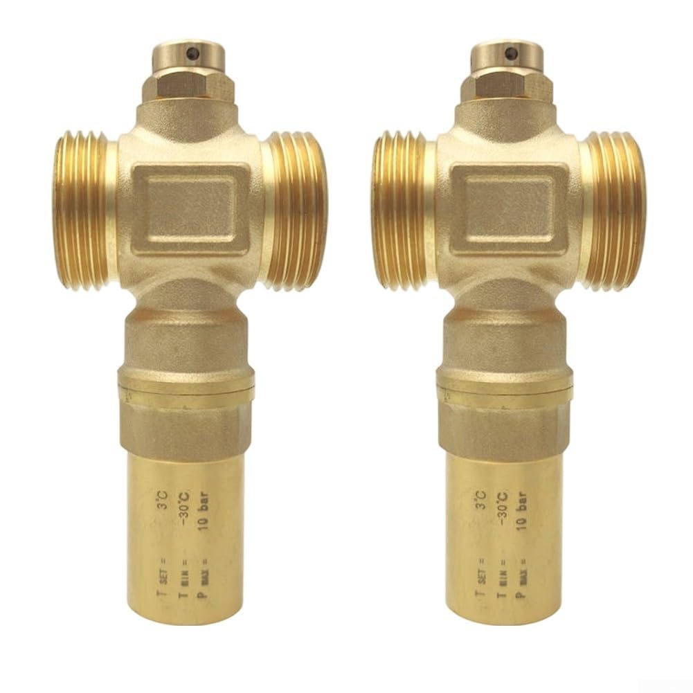Válvula de calefacción exterior de latón -30C a +60C (2 piezas)
