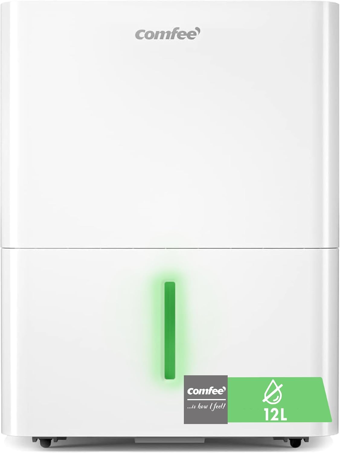 COMFEE’ Deshumidificador 12L para Humedad interior hasta 35m2 / 100m3 - Deshumificador Silencioso Compacto y de Bajo Consumo - Deshumificadores de Humedad con Depósito Extraible y Reinicio Automático