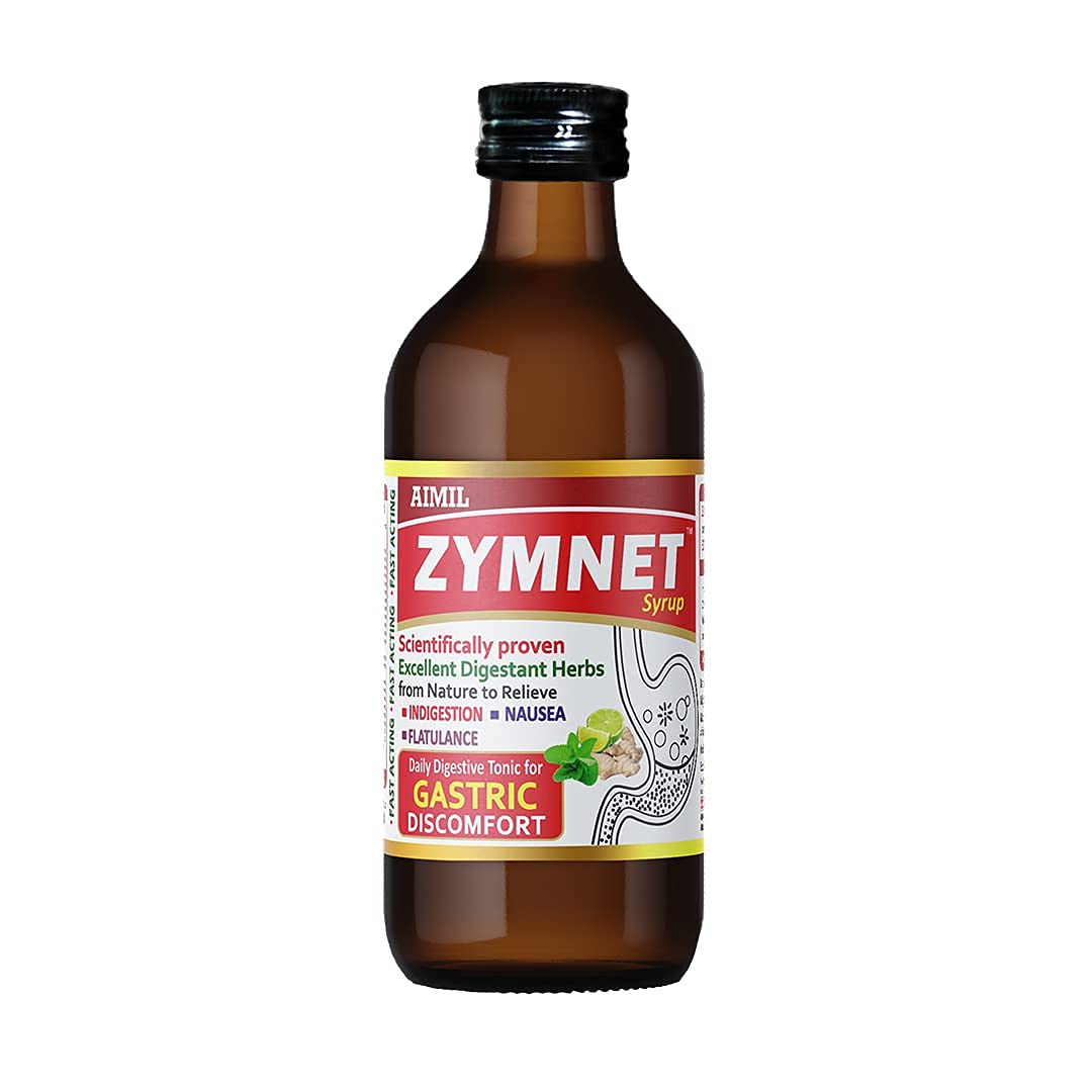 AIMIL Zymnet Plus Syrup - 200ml | Ayurvedic Syrup for Gastric & Digestive Health, Acidity, Controls Nausea | With Carminative Herbs (B07D4NLX4Q) Amazon Price History, Amazon Price Tracker