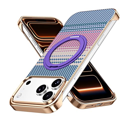 Coque iPhone 13 Pro Max violette et compatible MagSafe avec anneau support