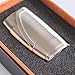 Brushed Stainless Steel Finish with Double Torch Cigar Lighter with by Case Elegance