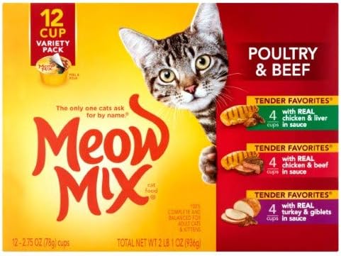 Meow Mix Market Select Variety Pack, 2.75-Ounce Cups (Pack Of 48)
