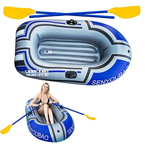 LOSOO Schlauchboot Aufblasbares Boot Sportboot Mit 2 Paddel Und Luftpumpe, Strapazierfähiges PVC, 155 X 100cm, 1 Stück LOSOO Schlauchboot Aufblasbares Boot Sportboot Mit 2 Paddel Und Luftpumpe, Strapazierfähiges PVC, 155 X 100cm, 1 Stück