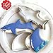 Ann Clark Shark 2-Pc. Cookie Cutter Set: Shark, Fin Made in USA