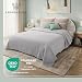 LAYNENBURG Premium Tagesdecke 150 x 200 cm - Waffelpique 100% Baumwolle - leichte Sommerdecke Waffeloptik - Baumwolldecke als Bett-Überwurf, Sofa-Überwurf, Couch-Überwurf - Sofa-Decke (grau)