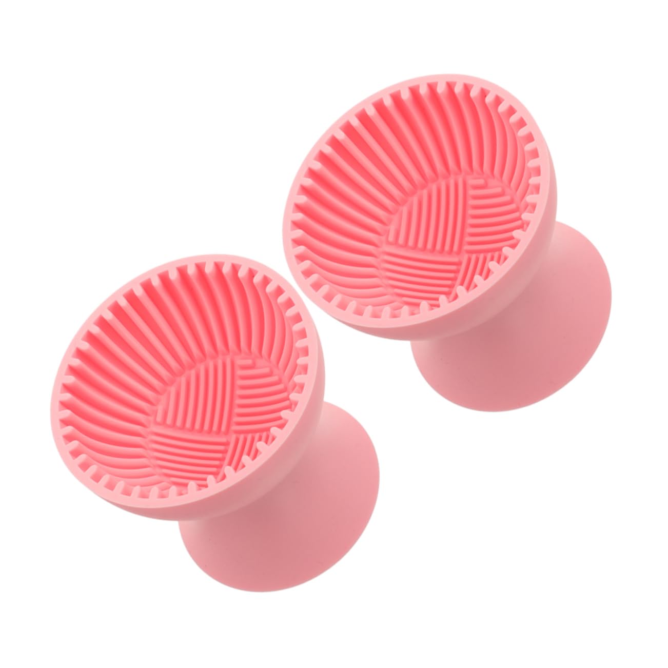 FOMIYES 2Pcs Portable Silicone Makeup Brush Cup Soft Brush Washing Bowl Multi Functional Travel Tool for Brush Cleaning for Beauty Enthusiasts