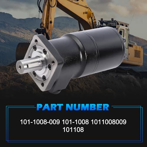 Image of 101-1008-009 | 101-1008 Hydraulic Motor | Direct Replacement for Eaton Char-Lynn H Series | Cast Iron High Torque | Displacement 400cc /r | Maximum Pressure 110BAR | 4-Hole Flange |