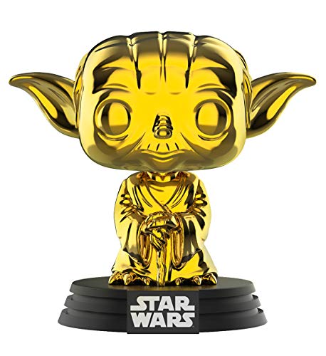 En Oferta Star Wars Funko Pop Chrome Yoda – Figura Realizada En Vinilo Y De Unos 9 Cm De Altura (2019 Galactic Convention)