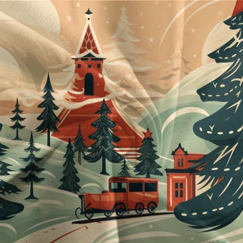 Housse de couette Noël à fermeture éclair pour en finir avec les lits difficiles - 8