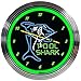 Neonetics Pool Shark Neon Wall Clock, 15-Inch